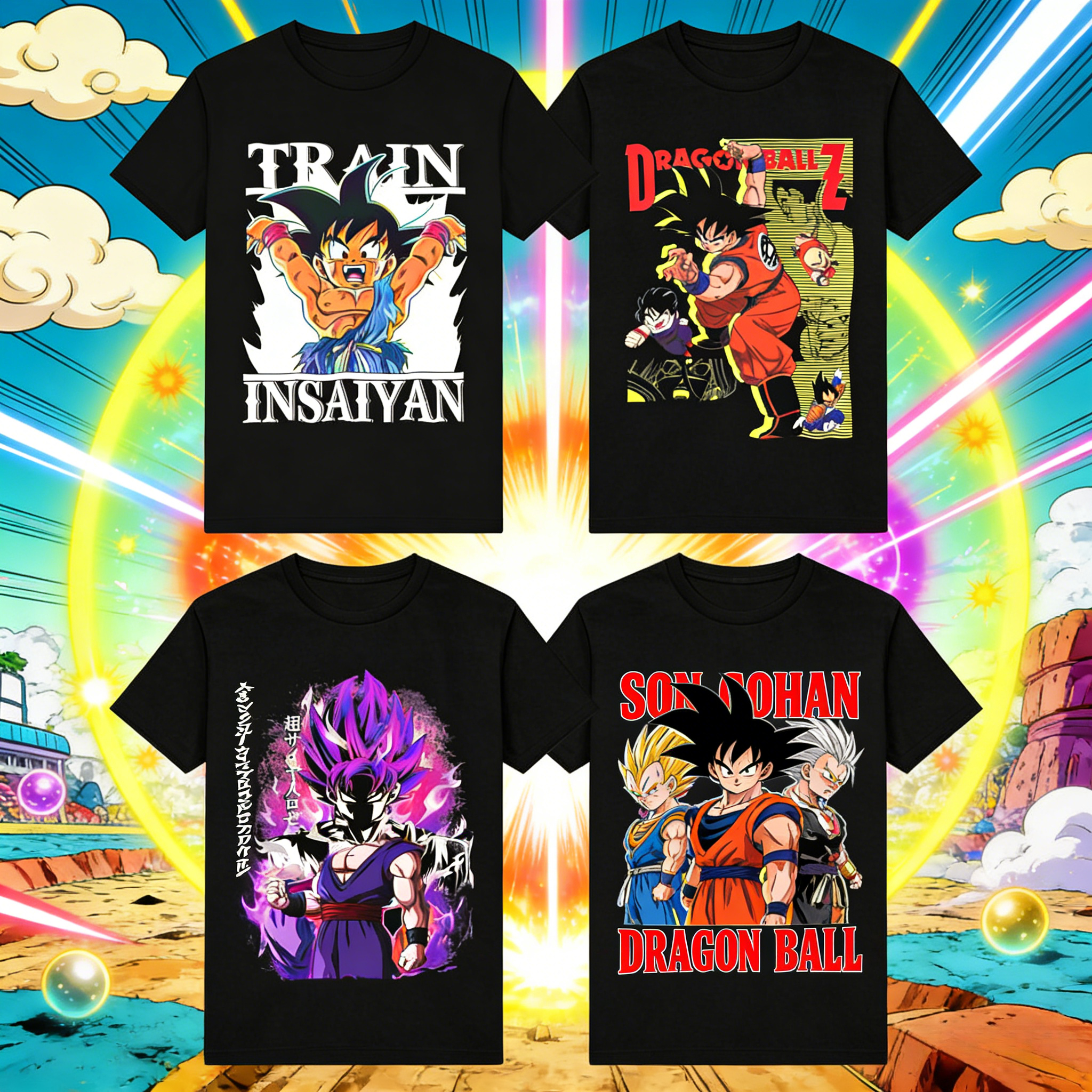 Summer Clothing Good Quality - 2026 Summer Dragon Ball Super Son
