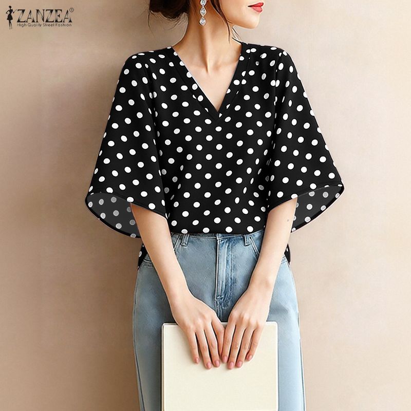 Summer De Clothing - ZANZEA 2026 Summer Woman Polka Dot