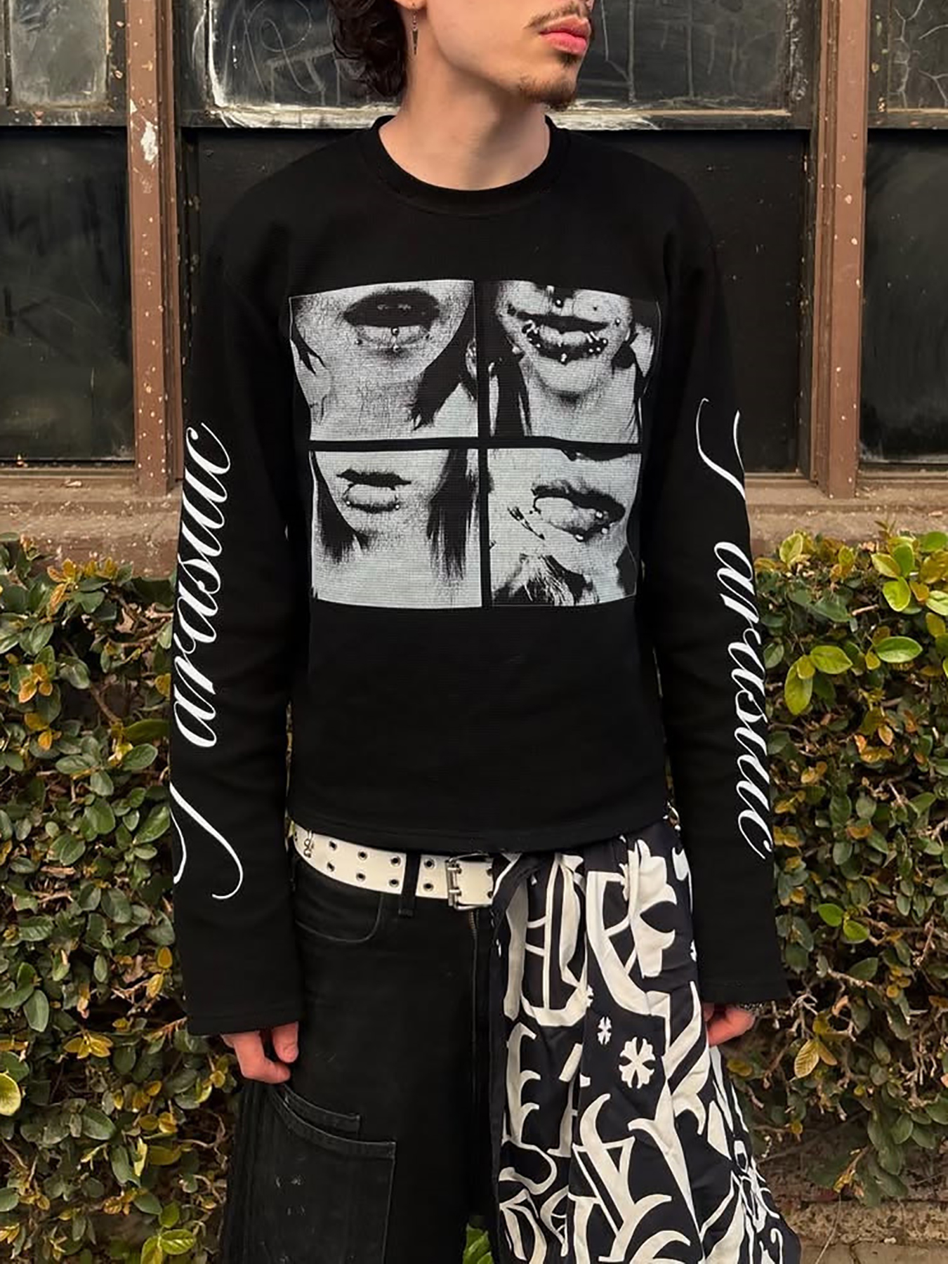 Dark style street punk unisex  - Summer Clothing Tops avis et prix