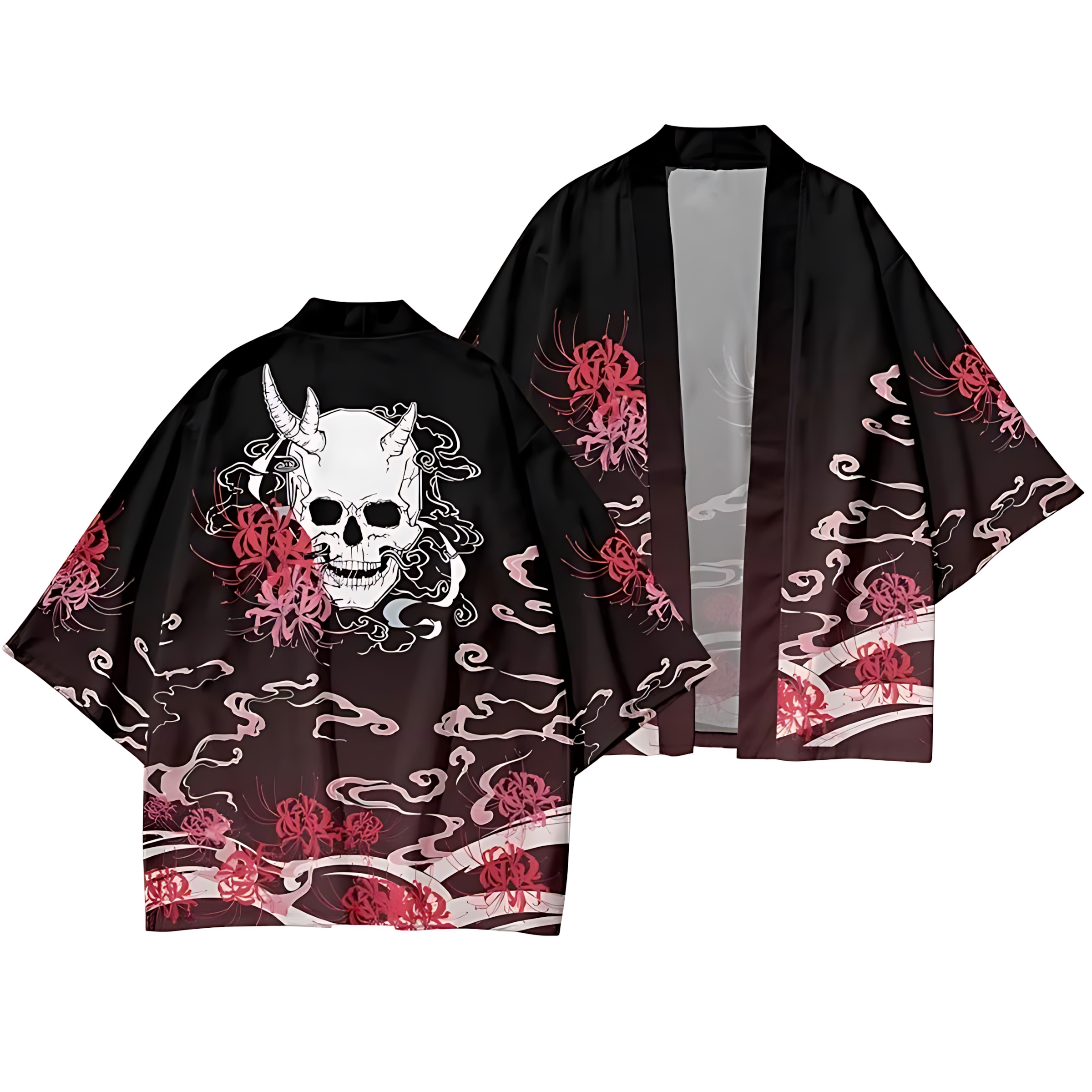 2026 Summer Men's Kimono Skull - Summer Clothing Shops avis et prix
