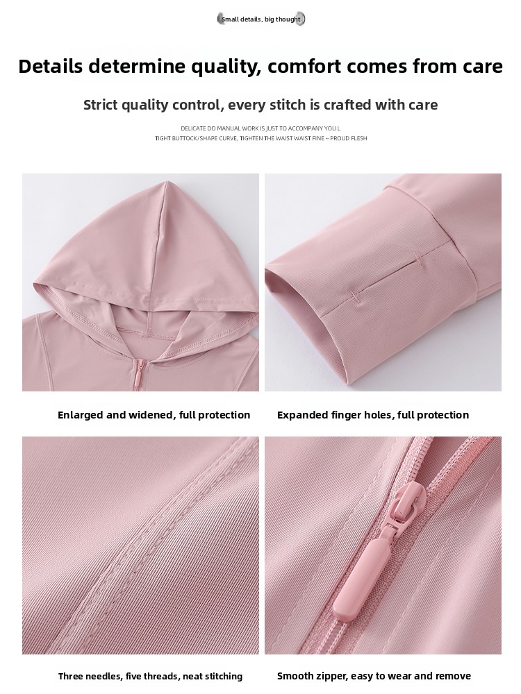ay een Ice Silk Hooded UV Prot - Summer Yoga Clothing avis et prix