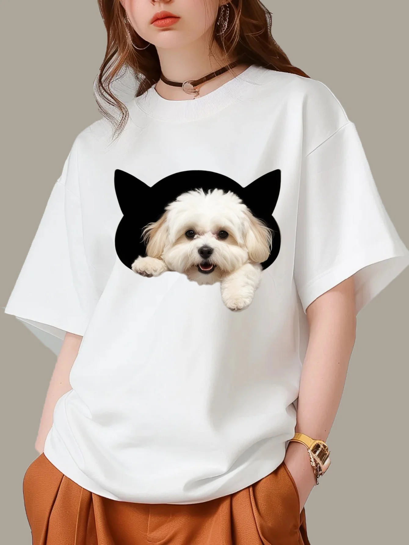 Dog Print Fun & Cheerful Women - Summer Clothing Looks avis et prix