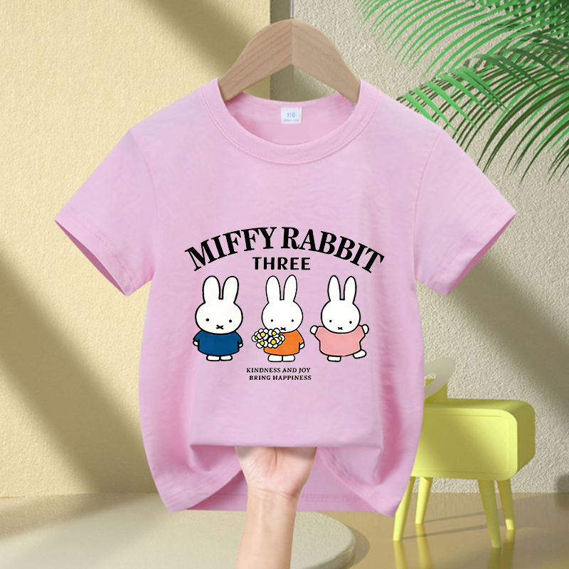 Cartoon Miffy Bunny T-Shirt Gi - Summer Clothing For Babies avis et prix