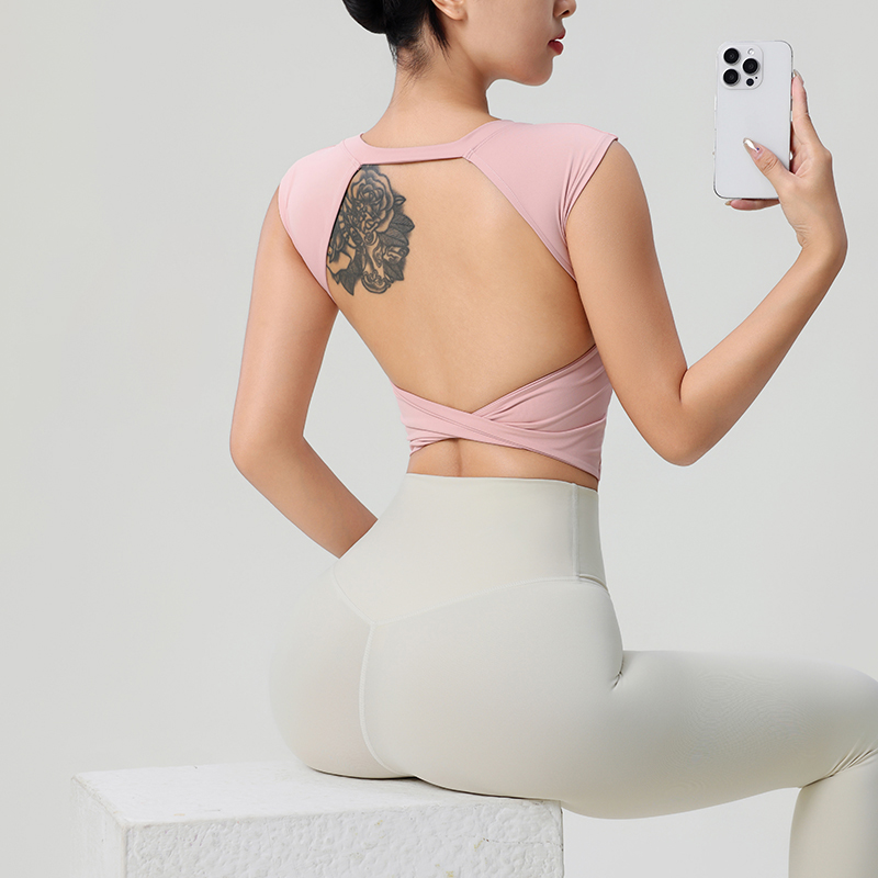 Women's Backless Fitness Cloth - Summer Yoga Clothing avis et prix