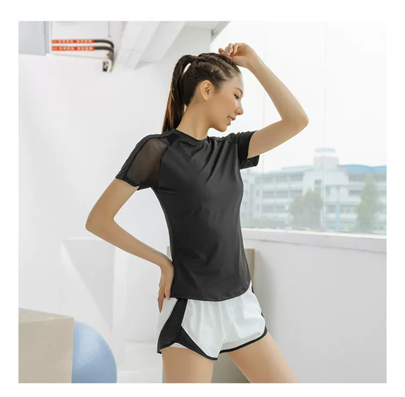 Summer Sports Short-Sleeved Wo - Summer Yoga Clothing avis et prix