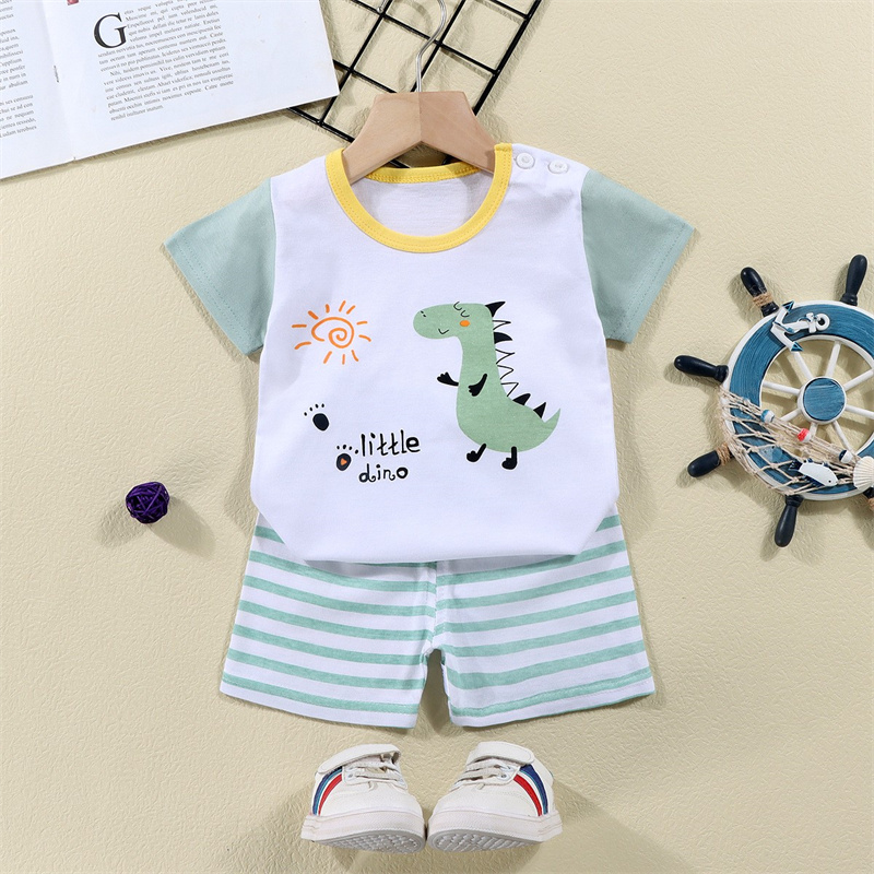 Cotton Tees+Shorts 2-piece Tra - Summer Clothing For Babies avis et prix