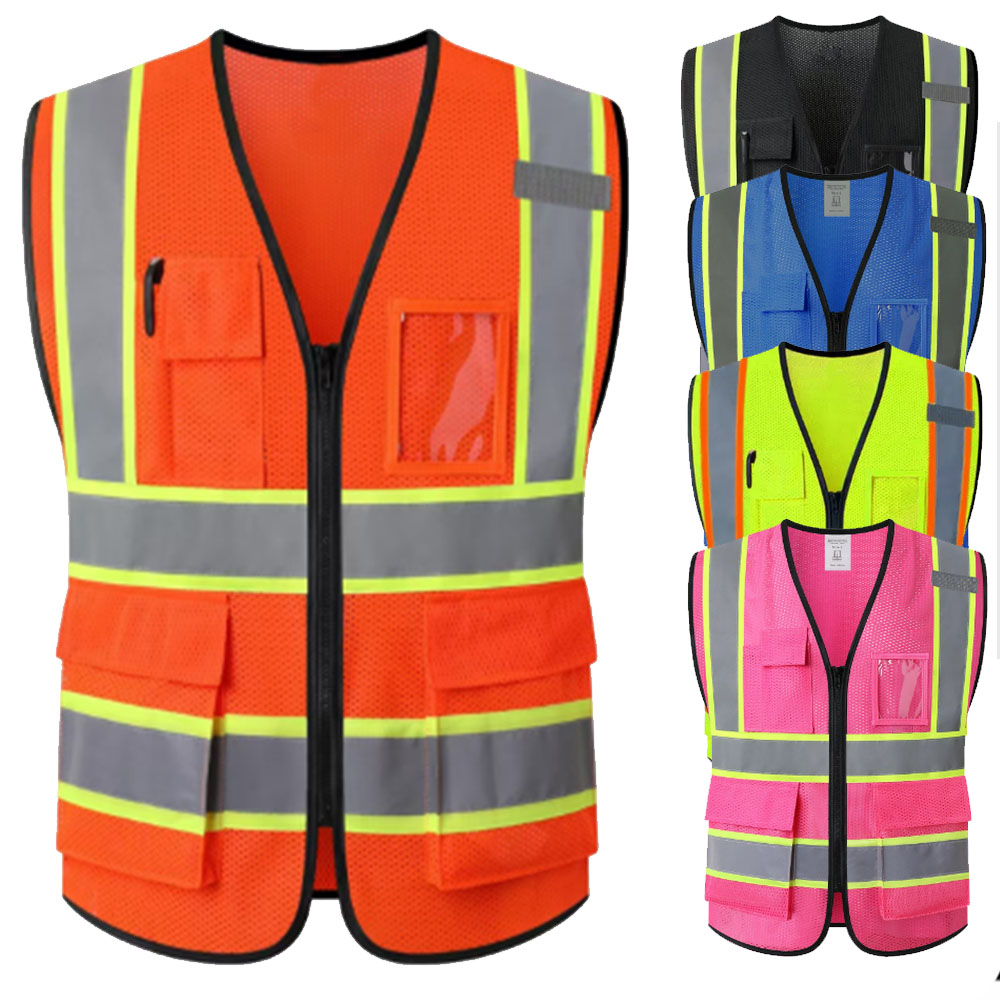 Summer Unisex Mesh Vest with P - Summer Hi Vis Clothing avis et prix