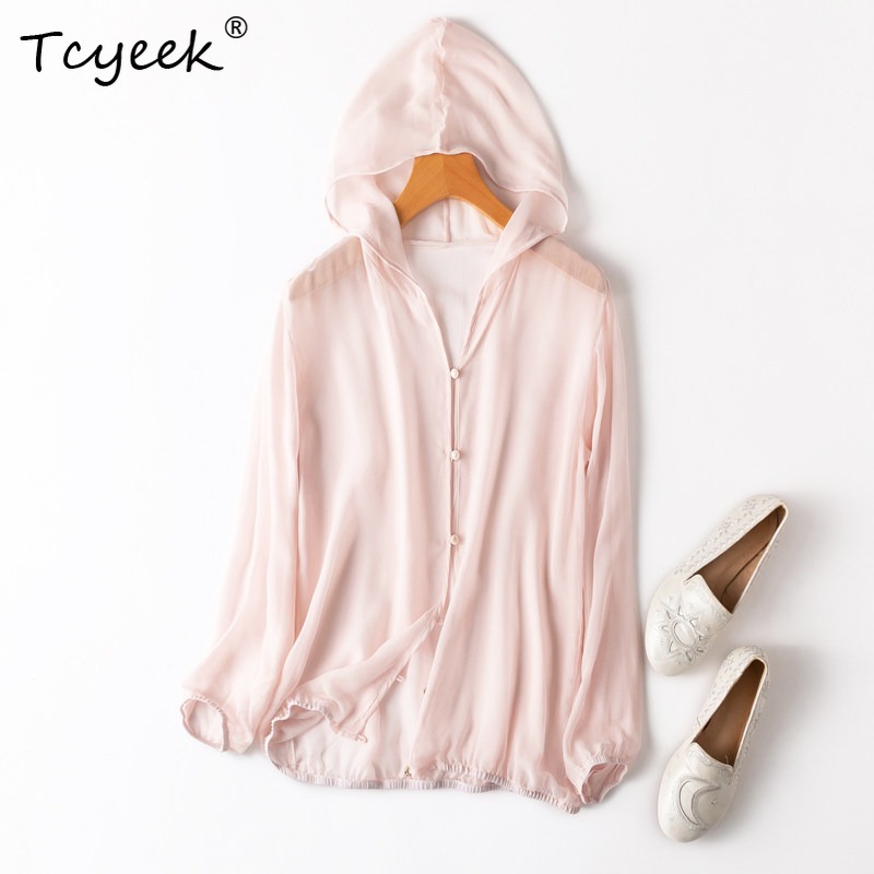 Tcyeek 100% Real Mulberry Silk - Summer Clothing Tops avis et prix