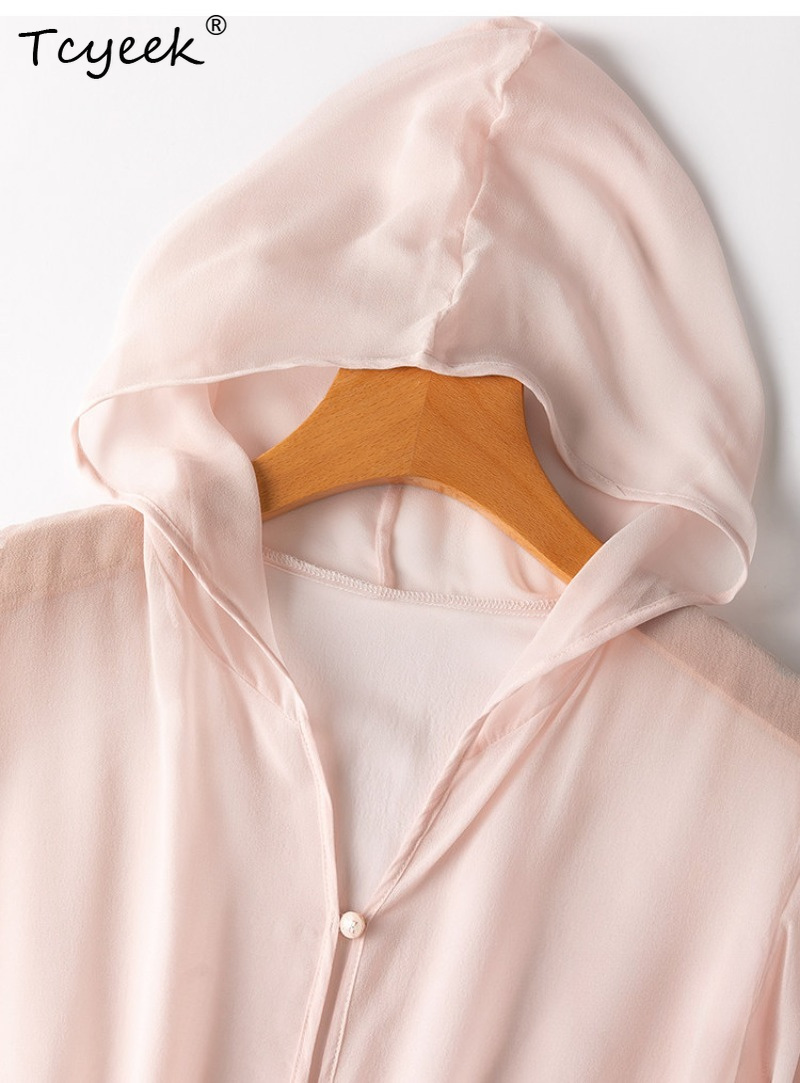 Tcyeek 100% Real Mulberry Silk - Summer Clothing Tops avis et prix