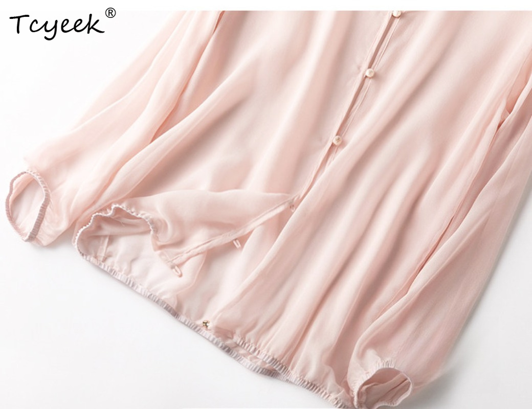 Tcyeek 100% Real Mulberry Silk - Summer Clothing Tops avis et prix