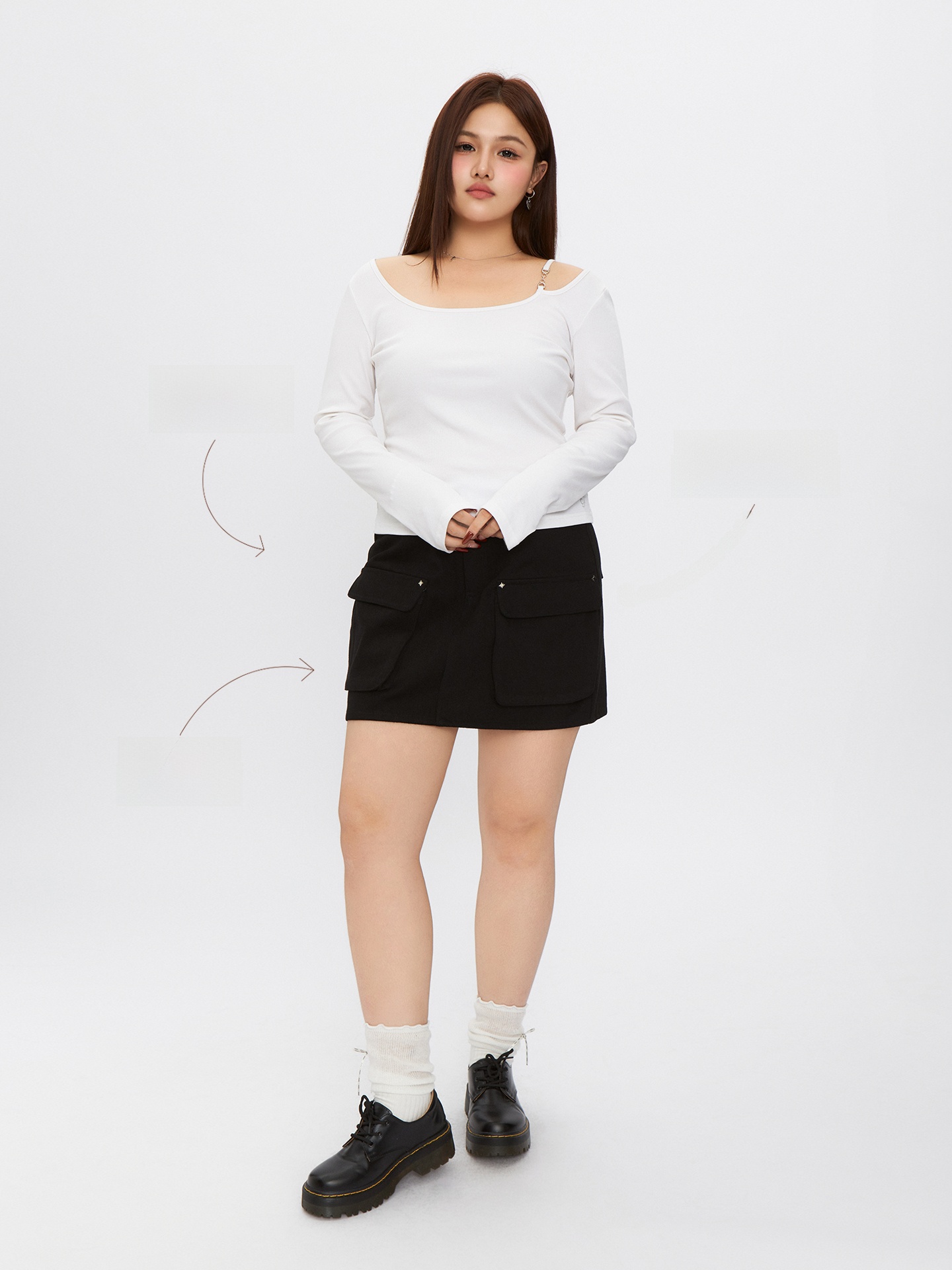 High Waist A-Line Half Skirt w - Summer Line Clothing Brand avis et prix