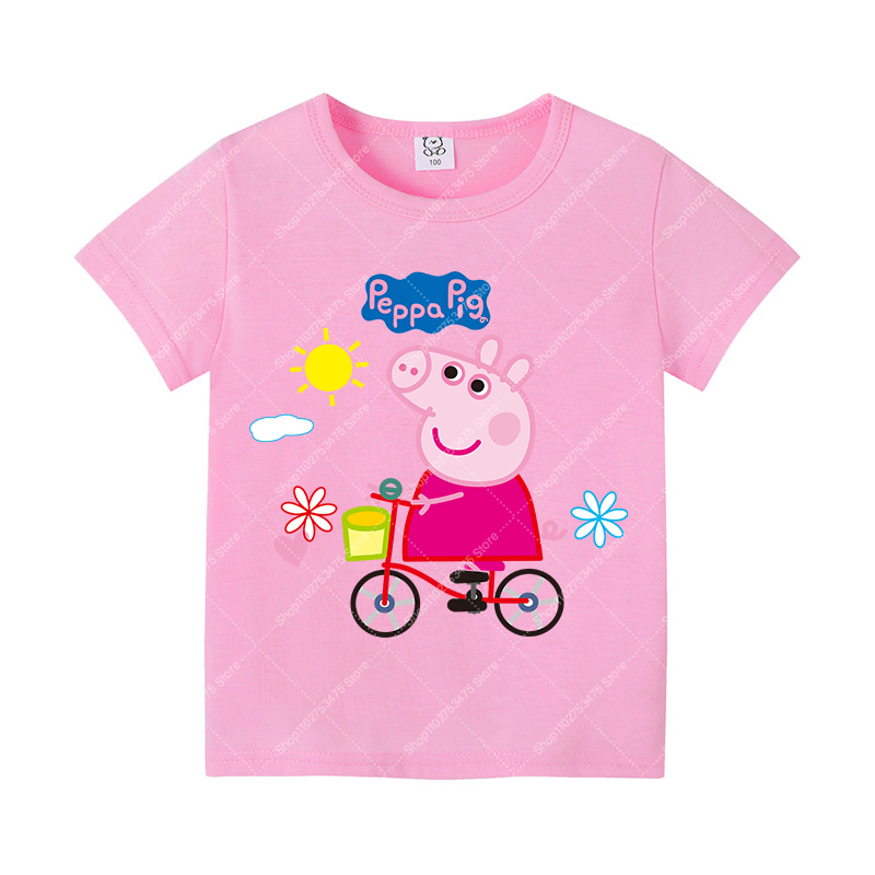 Kids Girl Cute Cotton T-shirt  - Summer Clothing For Kids Girls avis et prix
