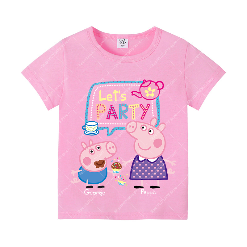 Kids Girl Cute Cotton T-shirt  - Summer Clothing For Kids Girls avis et prix
