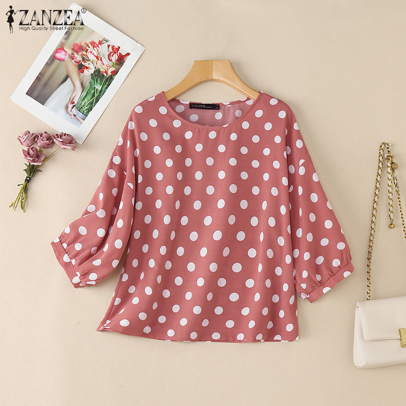 ZANZEA Woman Casual Polka Dot  - Summer De Clothing avis et prix