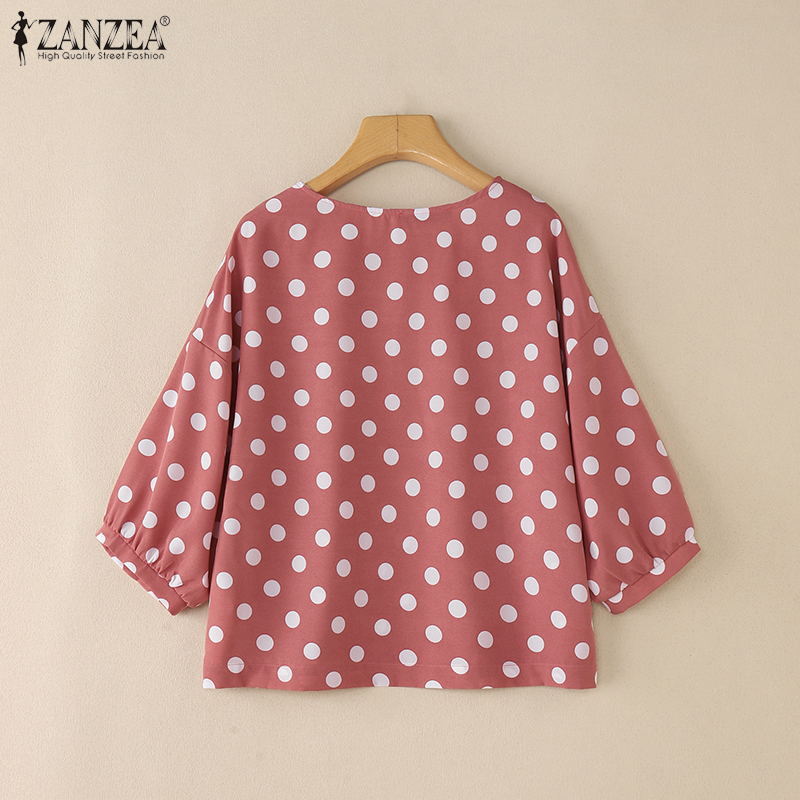 ZANZEA Woman Casual Polka Dot  - Summer De Clothing avis et prix