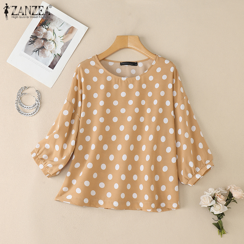 ZANZEA Woman Casual Polka Dot  - Summer De Clothing avis et prix