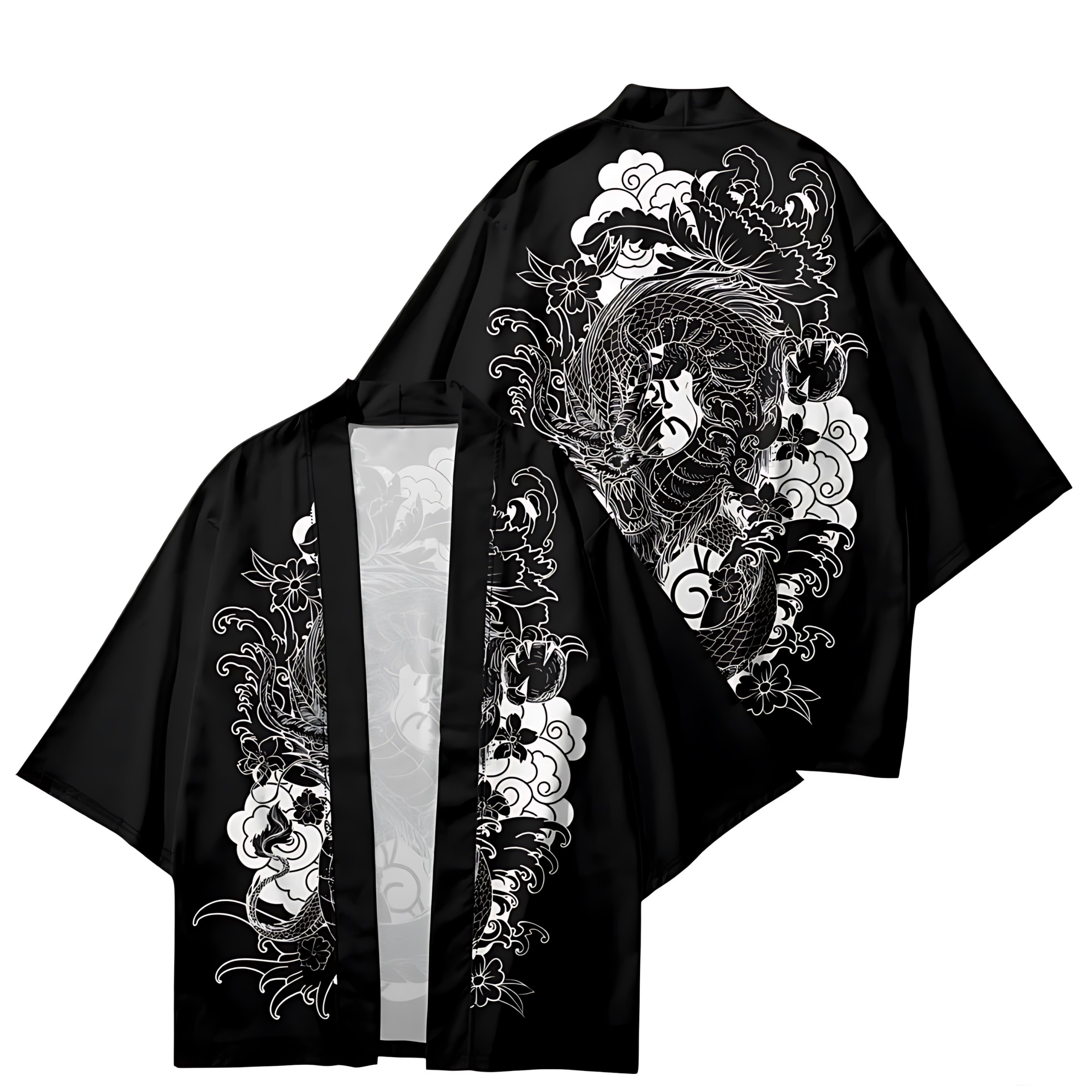 2026 Summer Men's Kimono 3D Pr - Summer Clothing Shops avis et prix