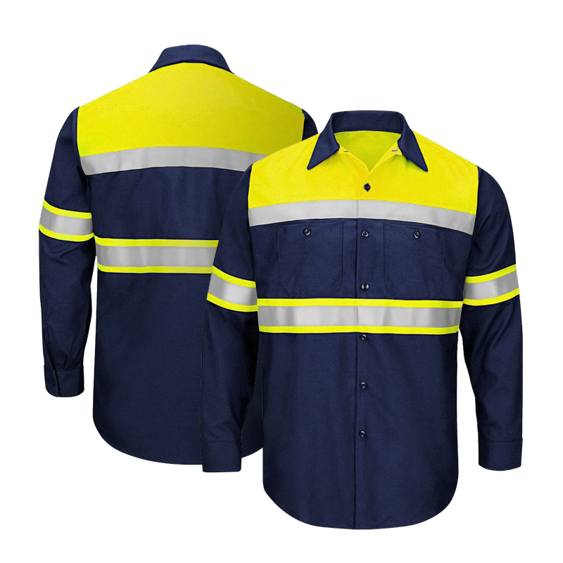 Men Shirt Long Sleeve 100% Cot - Summer Hi Vis Clothing avis et prix