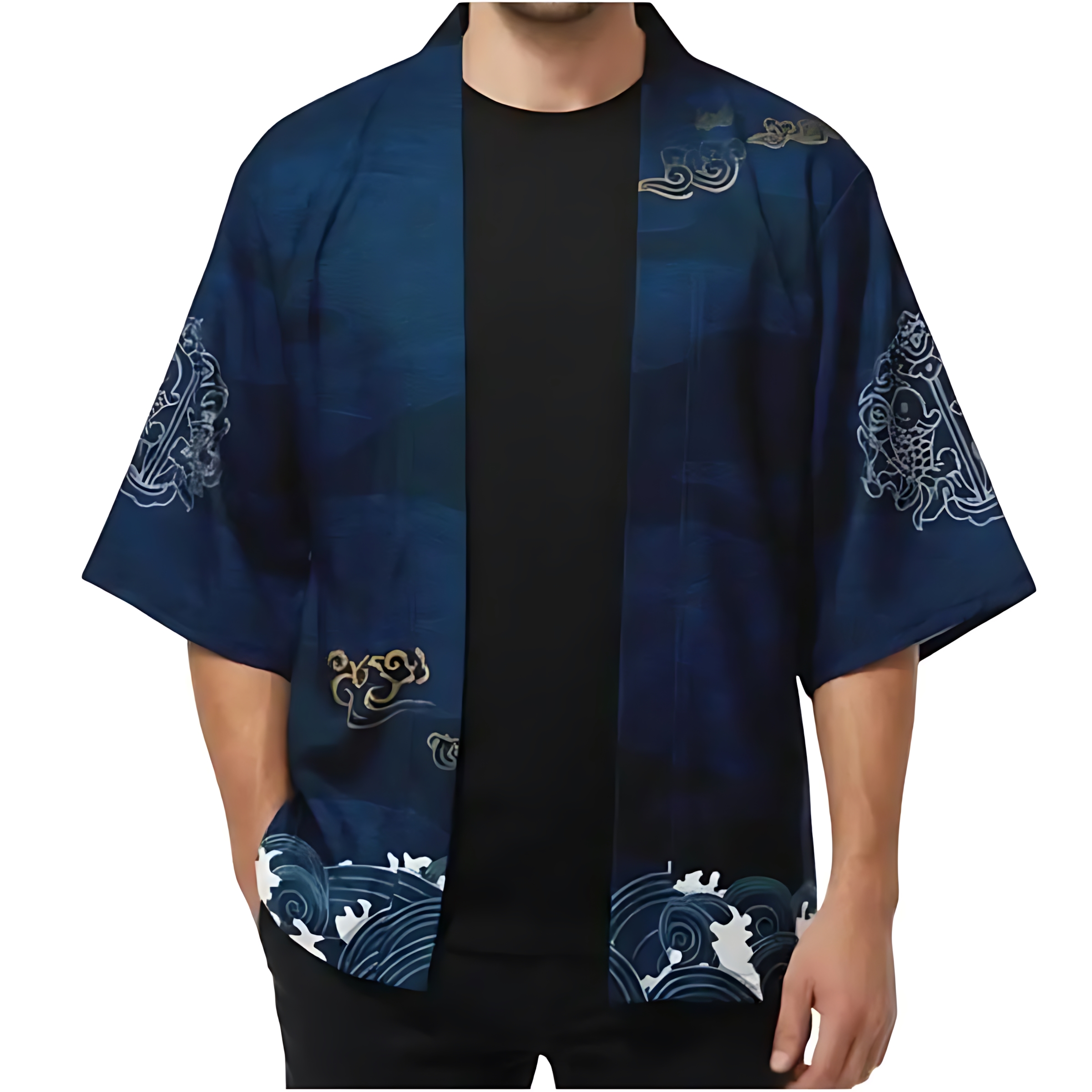 2026 Summer Men's Kimono 3D Pr - Summer Clothing Shops avis et prix