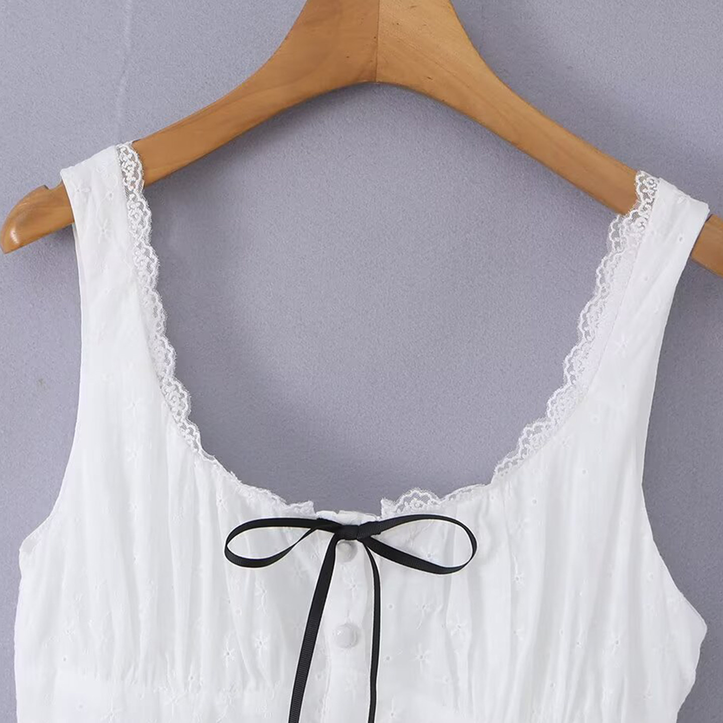 Fashionable Lace Trim Embroide - Summer Line Clothing Brand avis et prix