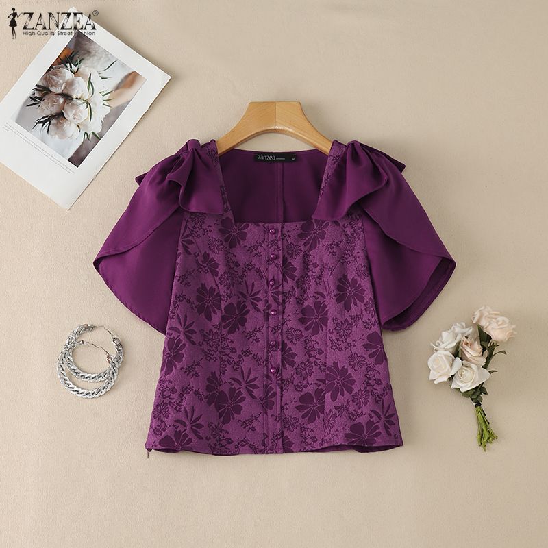 ZANZEA Woman Elegant Floral Ja - Summer De Clothing avis et prix