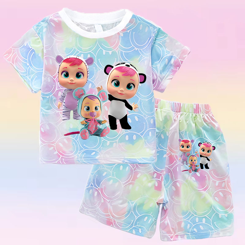Crying Babies T-shirt Set Chil - Summer Clothing For Babies avis et prix