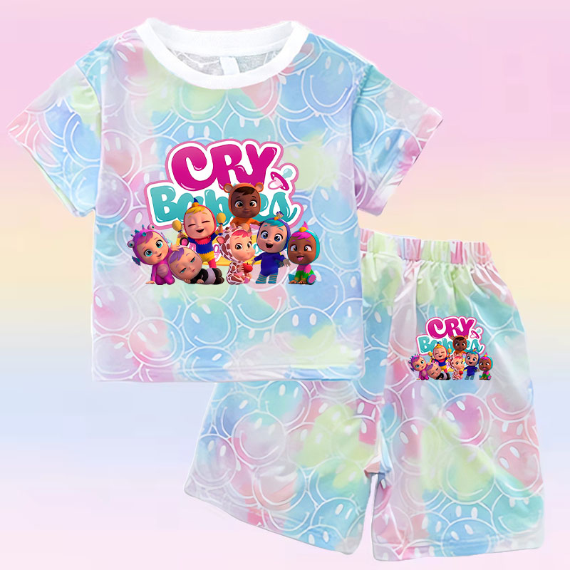 Crying Babies T-shirt Set Chil - Summer Clothing For Babies avis et prix