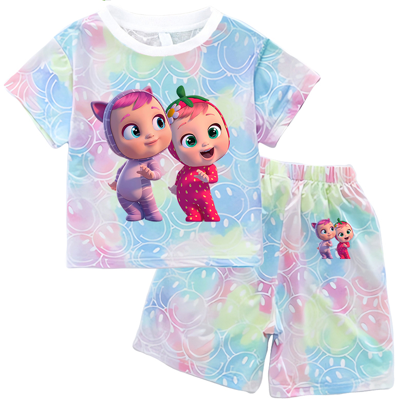 Crying Babies T-shirt Set Chil - Summer Clothing For Babies avis et prix