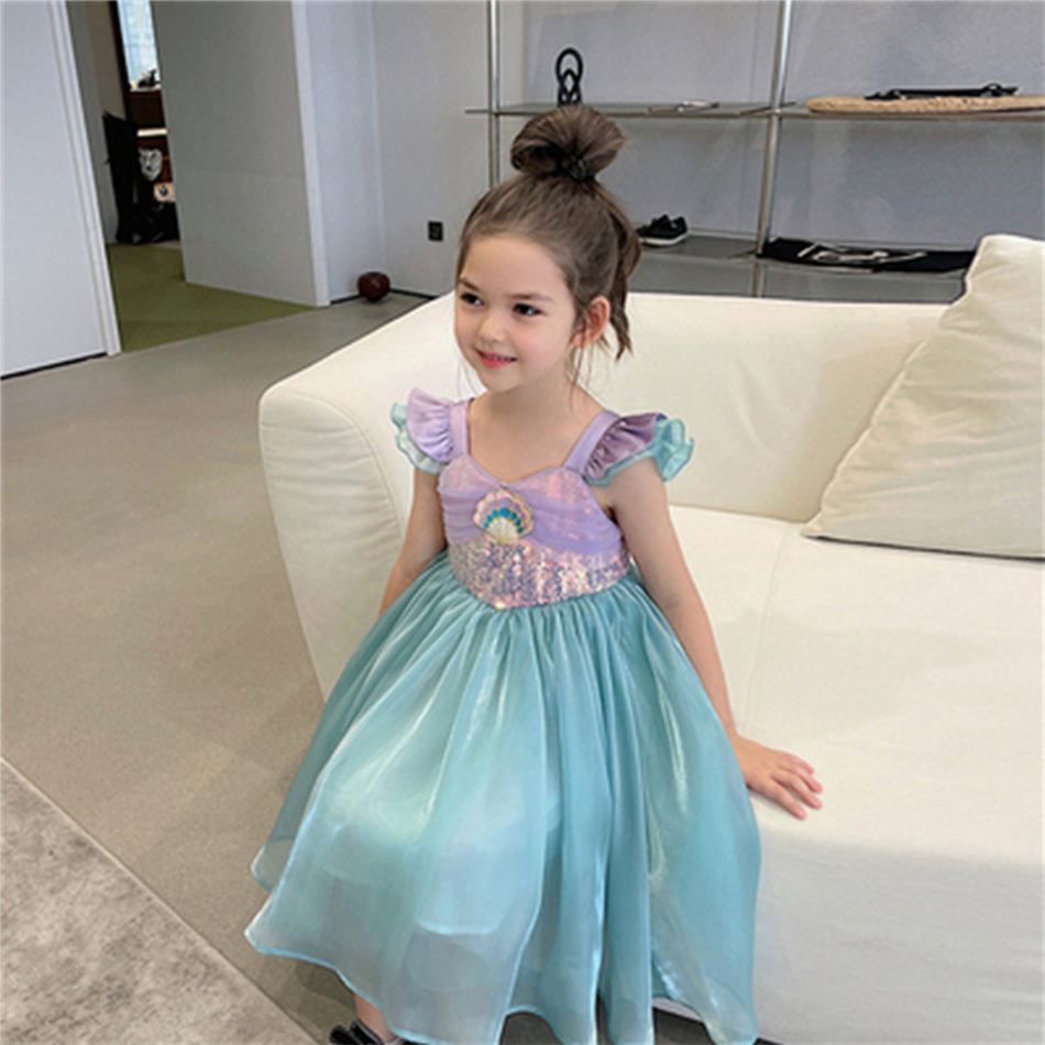 Little Mermaid Ariel Princess  - Summer Clothing For Kids Girls avis et prix