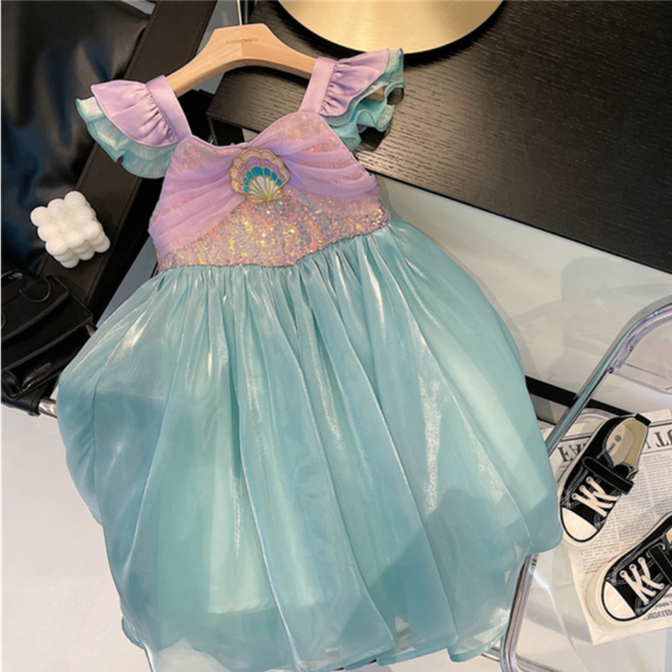 Little Mermaid Ariel Princess  - Summer Clothing For Kids Girls avis et prix