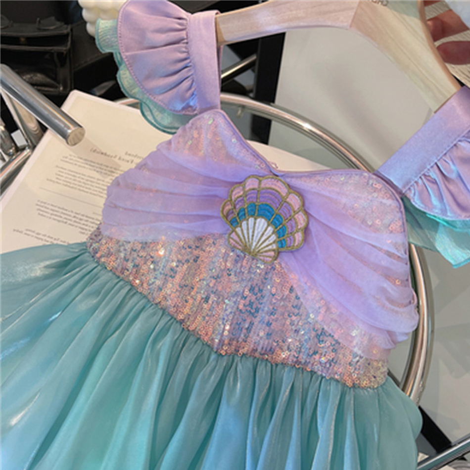 Little Mermaid Ariel Princess  - Summer Clothing For Kids Girls avis et prix