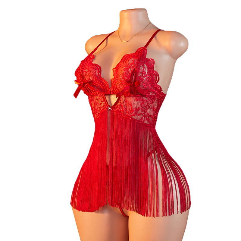 Transparent Lace Women Red Str - Summer Clothing Shops avis et prix