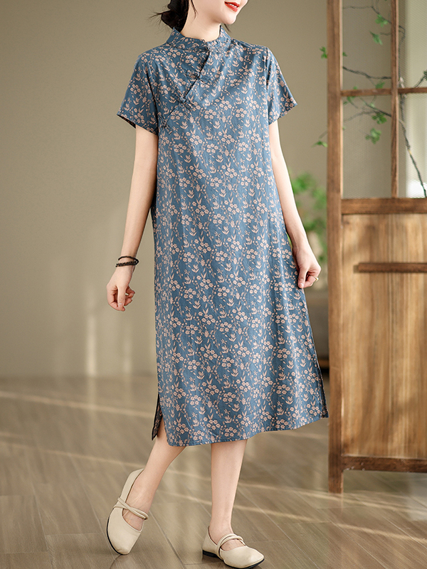 Loose Artistic Summer Print Dr - Summer Line Clothing Brand avis et prix