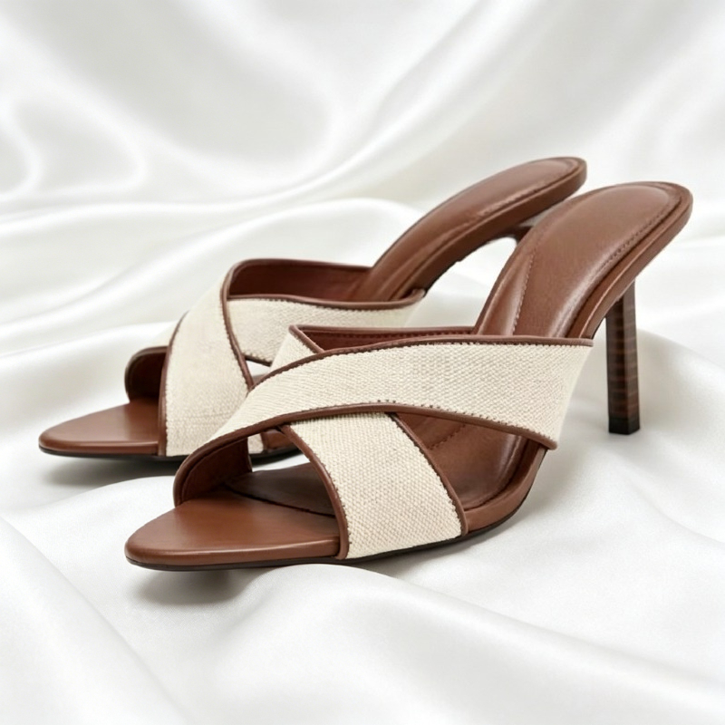 Fashion Wide Cross-Tied Mule S - Summer Clothing Accessories avis et prix