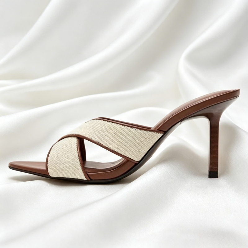 Fashion Wide Cross-Tied Mule S - Summer Clothing Accessories avis et prix