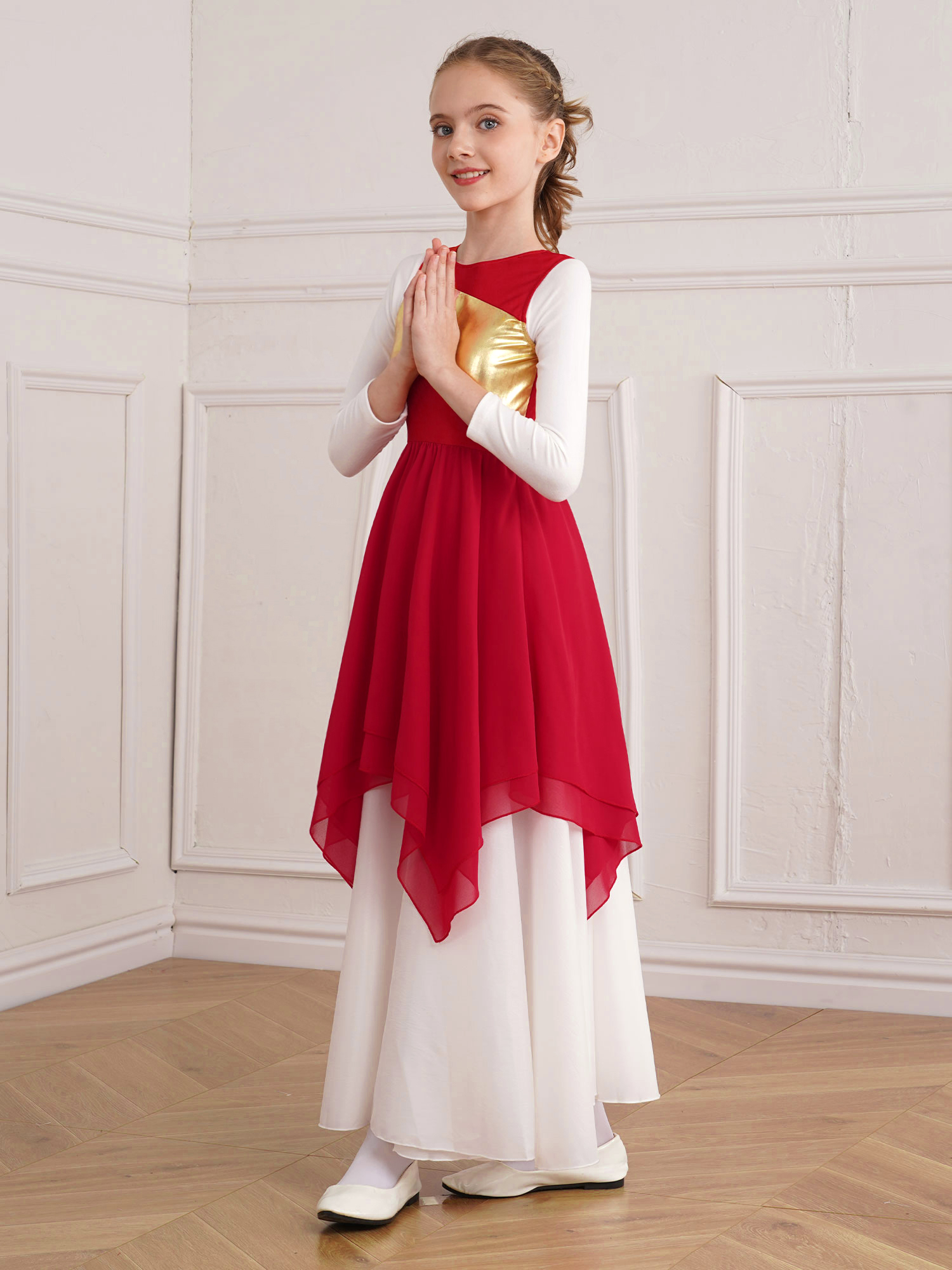 Girls Wordhip Liturgical Costu - Summer Clothing For Kids Girls avis et prix
