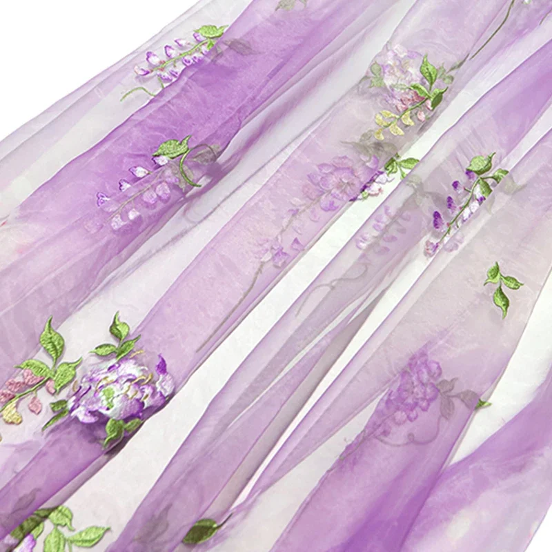 Wisteria Embroidery Fabric DIY - Summer Clothing For Babies avis et prix