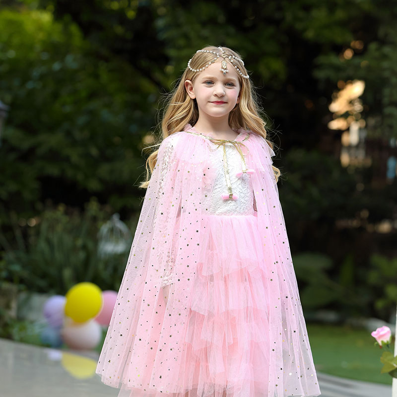Girls Princess Cape Children C - Summer Clothing For Kids Girls avis et prix
