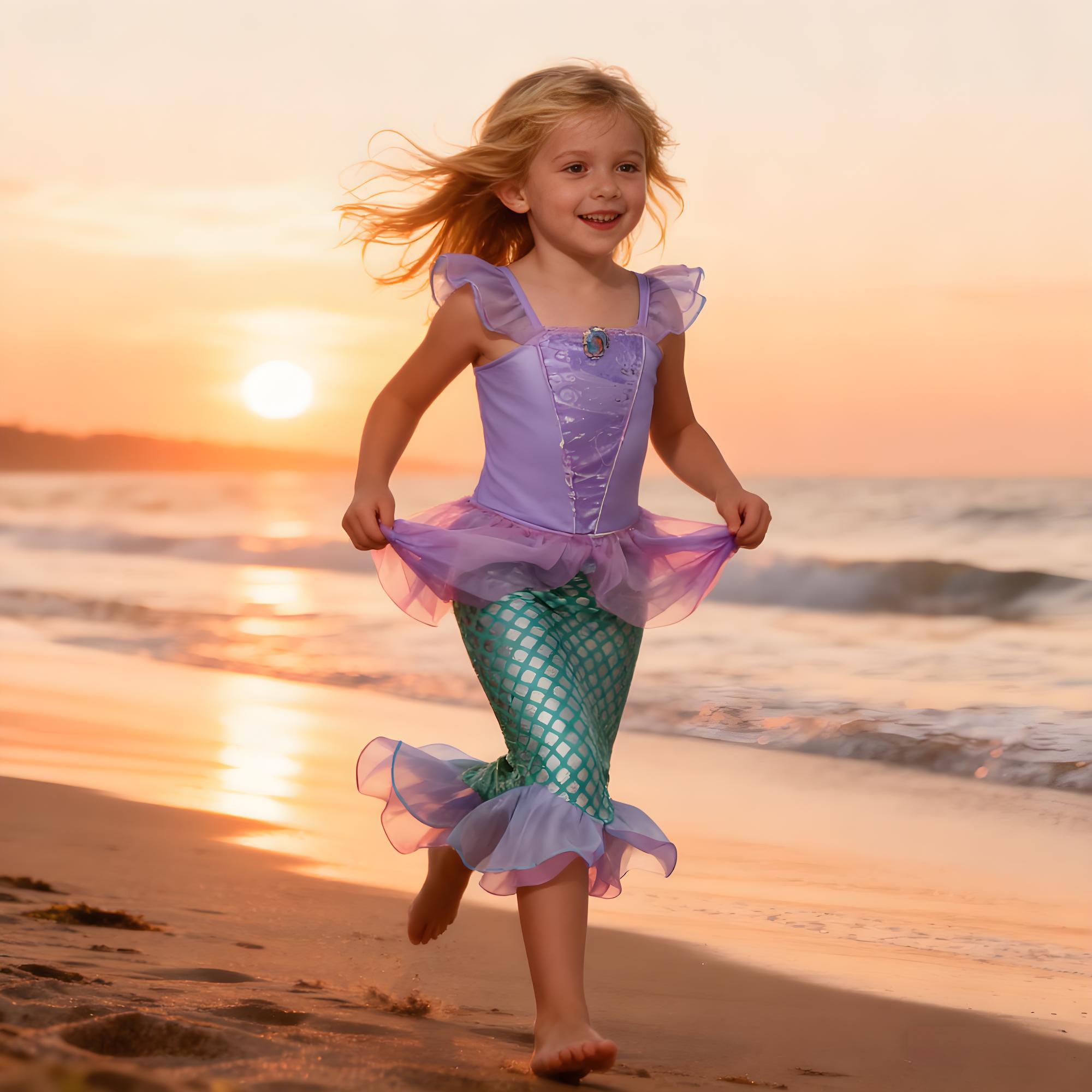 Summer Mermaid Birthday Party  - Summer Clothing For Kids Girls avis et prix