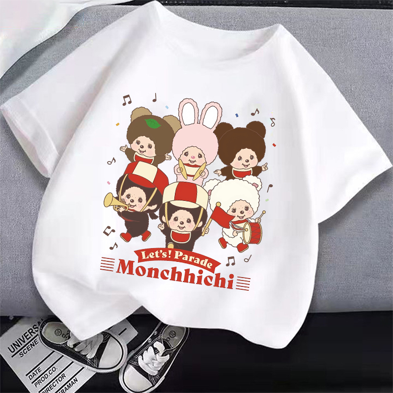 MONCHHICHI Short Sleeve T Shir - Summer Clothing For Kids Girls avis et prix
