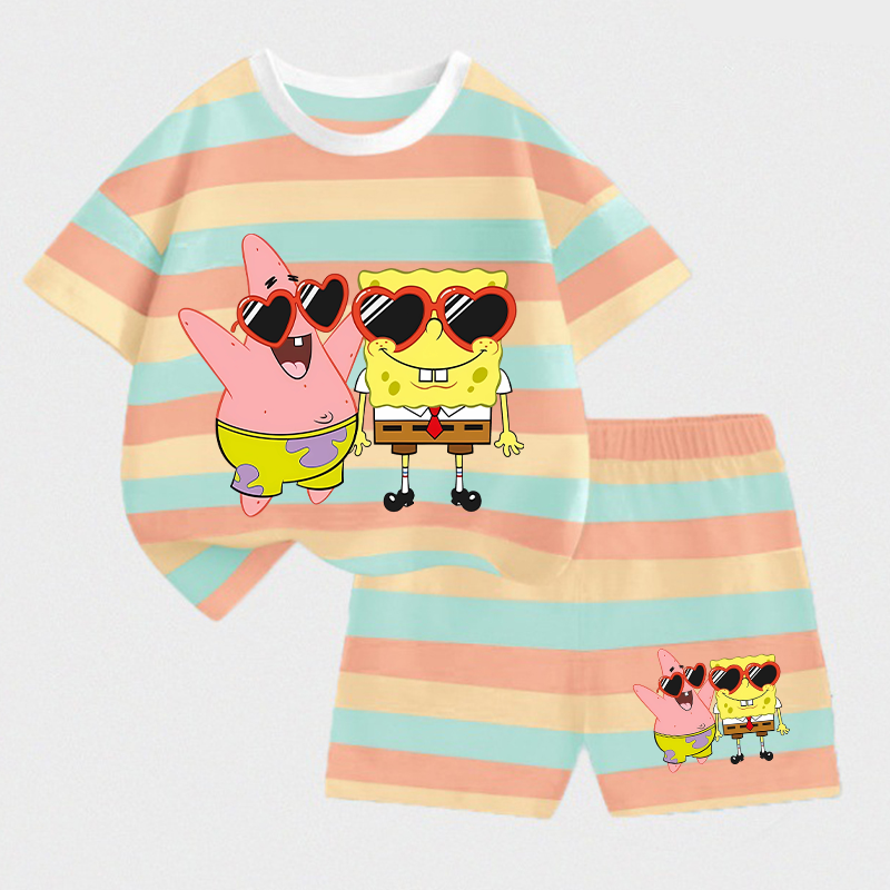 SpongeBobs SquarePants Kids T- - Summer Clothing For Babies avis et prix