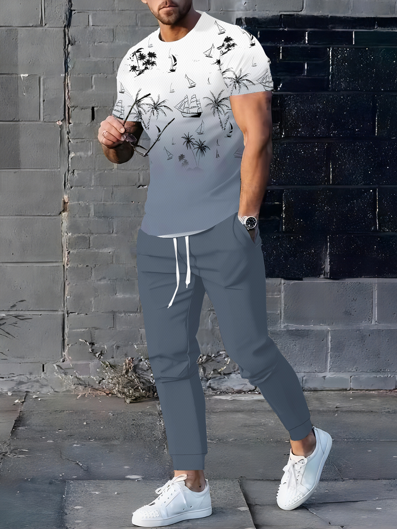 2026 Summer Men's Suit with 3D - Summer Clothing Shops avis et prix